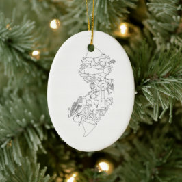 Dit is Jersey Keramisch Ornament