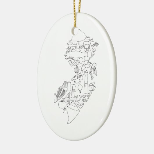 Dit is Jersey Keramisch Ornament (Links)