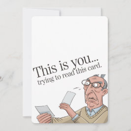 Dit is jou die probeert deze kaart te lezen grappi