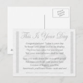 Dit is jouw dag (bruid) briefkaart (Voorkant / Achterkant)