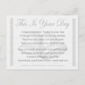 Dit is jouw dag (bruid) briefkaart (Voorkant)