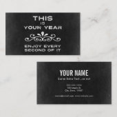 Dit is jouw jaar visitekaartje (Voorkant / Achterkant)