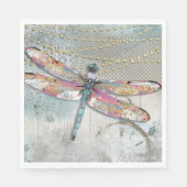 Dit is jouw tijd Dragonfly Napkin Servet (Voorkant)