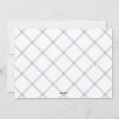 Dit is Joy Blue Minimalist Multi-Photo Feestdagenkaart (Achterkant)