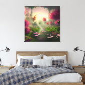 Dit is Kansas niet! kunst aan de muur Canvas Afdruk (Insitu (Slaapkamer))