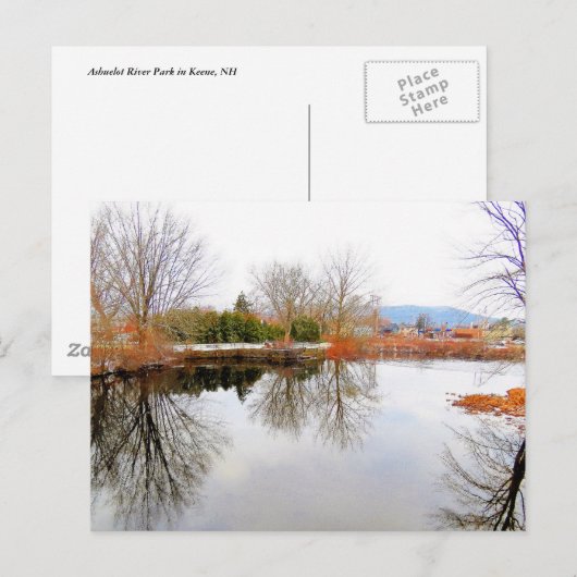 Dit is Keene - Ashuelot River Park Briefkaart (Voorkant / Achterkant)