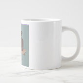 Dit is koffie mok licht cyaan kleur voor een gesch (Rechts)