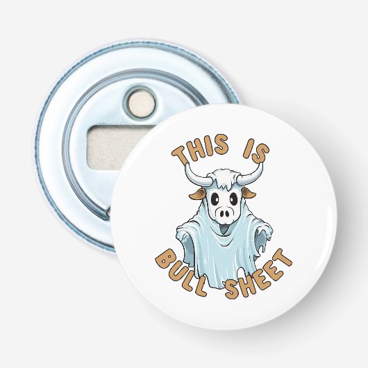 Dit is kul - grappige boe sheet button flesopener (Voorkant)