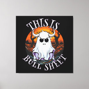 Dit is kul - grappige boe sheet canvas afdruk
