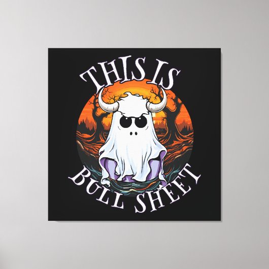 Dit is kul - grappige boe sheet canvas afdruk (Voorkant)