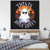 Dit is kul - grappige boe sheet canvas afdruk (Insitu (Slaapkamer))