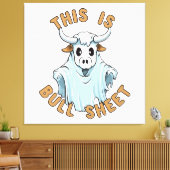 Dit is kul - grappige boe sheet canvas afdruk (Insitu (Woonkamer))
