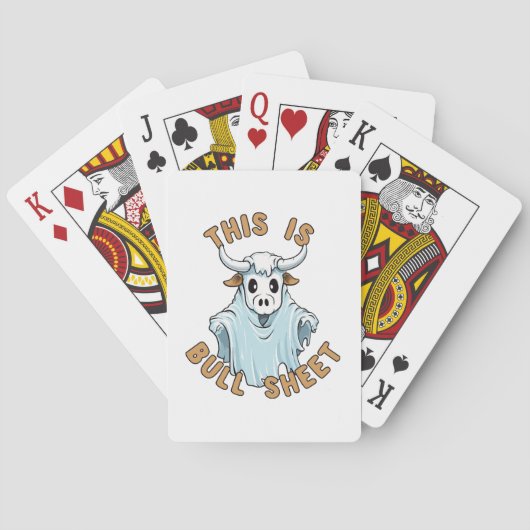 Dit is kul - grappige boe sheet pokerkaarten (Achterkant)