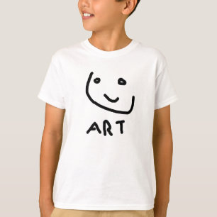 Dit is kunst, grappig gezicht t-shirt