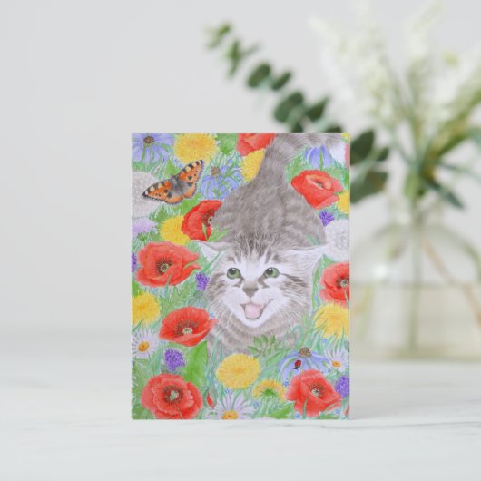 Dit is leuk. briefkaart (Staand voorkant)