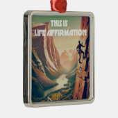 Dit is levensbevestiging van rotsklimmen metalen ornament (Rechts)