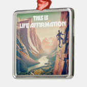 Dit is levensbevestiging van rotsklimmen metalen ornament (Links)