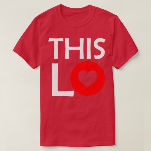 Dit is liefde 1 t-shirt (Design voorkant)