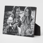 Dit is liefde Eenvoudig script Valentijnse foto's Fotoplaat (Zijkant)