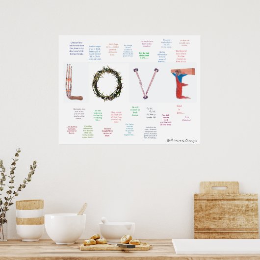 Dit is liefde. poster (Keuken)