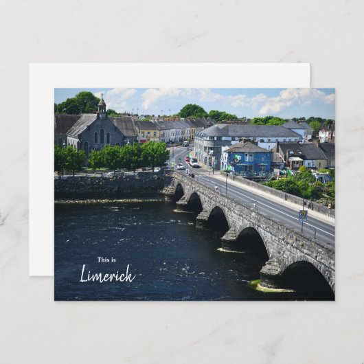 Dit is Limerick - Ierland Briefkaart (Voorkant / Achterkant)