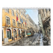 Dit is Lissabon en Porto Portugal Kalender (Hoes)