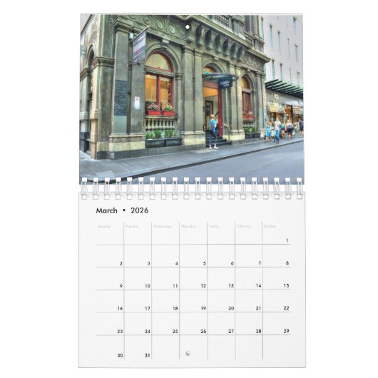 Dit is Melbourne Australia Calendar Kalender (Mar 2026)