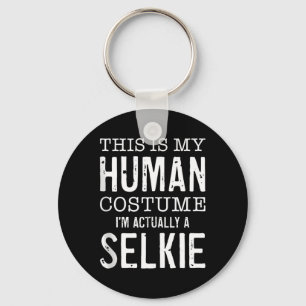 Dit Is Menselijke Kleding Een Selkie Grappige Hall Sleutelhanger