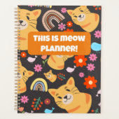 "Dit is Meow Planner! Cute Cat Lover Gift Planner (Voorkant)