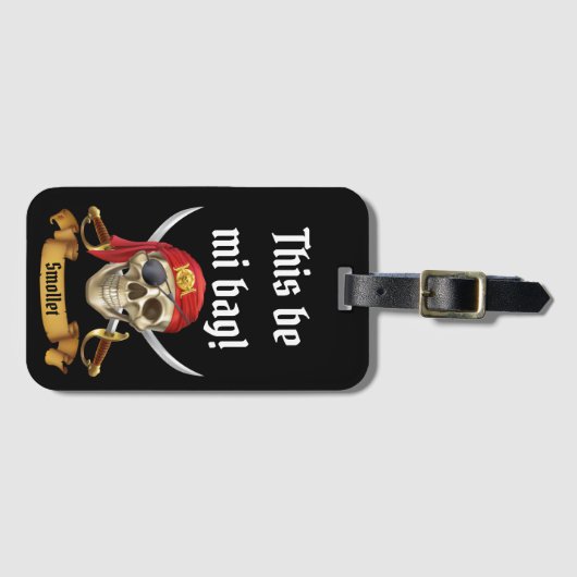 Dit is Mi Bag! Bagagelabel personaliseren (Voorkant (horizontaal))
