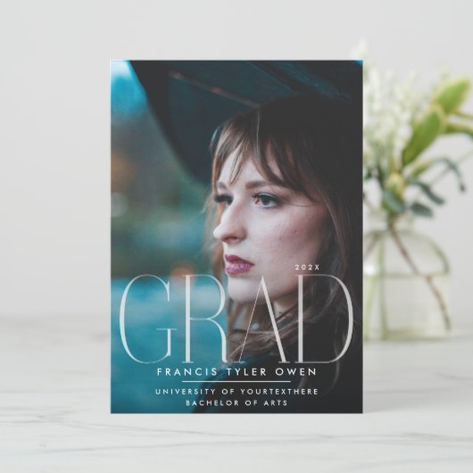 Dit is mij | Moderne AFSTUDEERDER Fade-tekst | Fot Aankondiging (Staand voorkant)