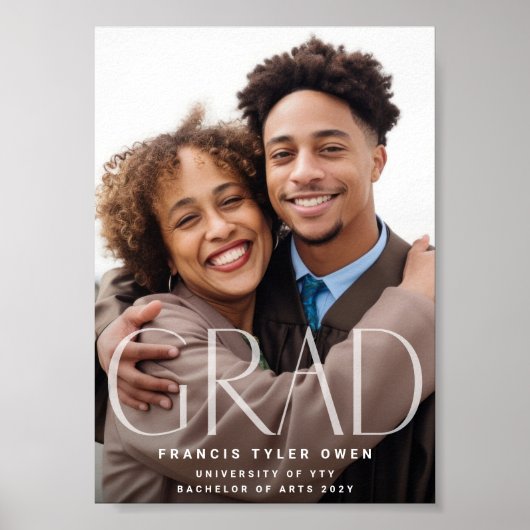 Dit is mij | Moderne AFSTUDEERDER Fade-tekst | Fot Poster (Voorkant)