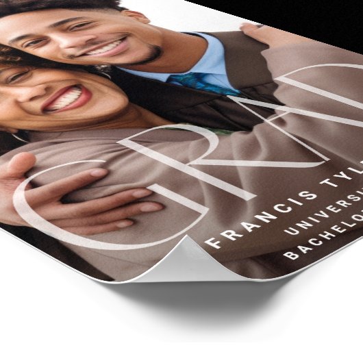 Dit is mij | Moderne AFSTUDEERDER Fade-tekst | Fot Poster (Hoek)