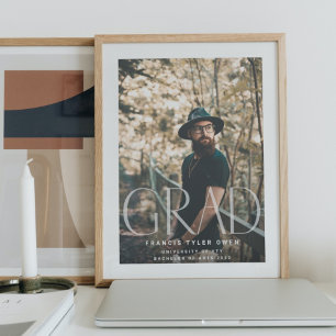 Dit is mij   Moderne AFSTUDEERDER Fade-tekst   Fot Poster