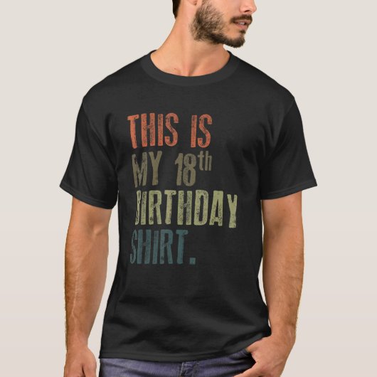 Dit is mijn 18e verjaardag t-shirt (Voorkant)