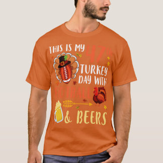 Dit is mijn 47ste kalkoendag met bier en drinker t-shirt
