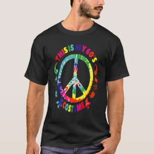 Dit is mijn 60 kostumePartij Draag Hippie Tie Dye T-shirt