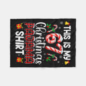Dit is mijn 67 kerst pyjama shirt grappig 67 meme fleece deken (Voorkant (Horizontaal))