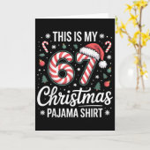 Dit is mijn 67 kerstpyjama 67 meme Gen Alpha jonge Kaart (Gele Bloem)