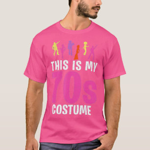 Dit is mijn 70 Costume Funny 70's Partij T-shirt