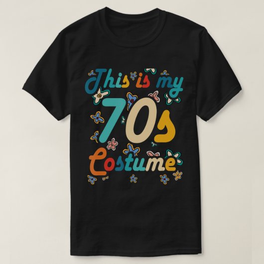 Dit is mijn 70s Costume 1970s Retro hippie T-shirt (Design voorkant)