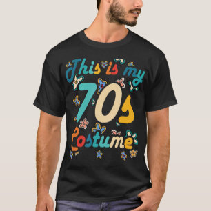 Dit is mijn 70s Costume 1970s Retro hippie T-shirt