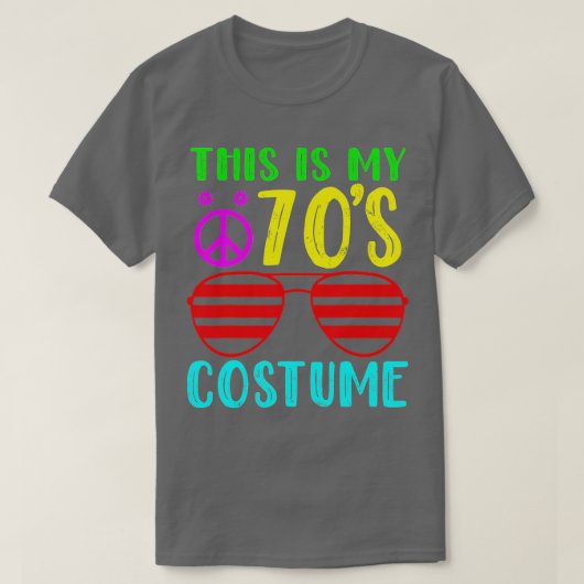 Dit is mijn 70s Costume Funny Halloween 70's 1970 T-shirt (Design voorkant)