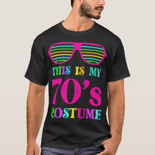 Dit is mijn 70s Costume Funny Halloween jaren '70 T-shirt