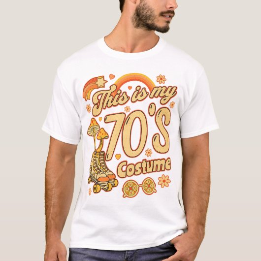 Dit is mijn 70s Costume Funny Szeventities Costume T-shirt (Voorkant)