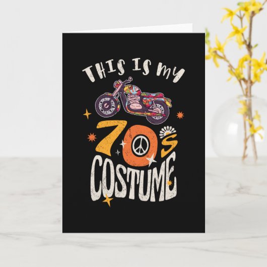 Dit is mijn 70s Costume Grunge effect Kaart (Gele Bloem)
