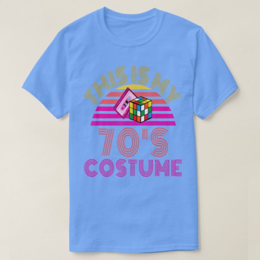 Dit is mijn 70s Costume Party 70s Retro Design T-shirt (Design voorkant)