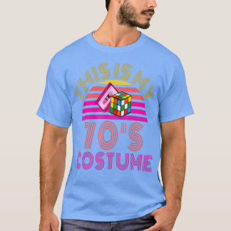 Dit is mijn 70s Costume Party 70s Retro Design T-shirt