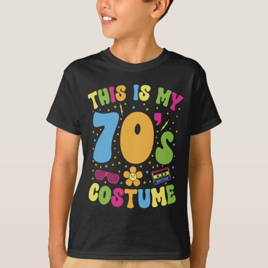 Dit is mijn 70s Costume Retro 70s party Gift T-shirt (Voorkant)