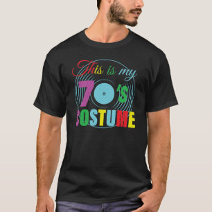 Dit is mijn 70s kostume retro record t-shirt